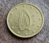C50 - Moneda foarte veche - 50 euro centi - Irlanda - 2002