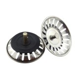Set 4 Site Chiuveta Inox Sunmostar 8cm Argintiu/Negru - Filtru universal scurgere, protectie
