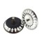 Set 4 site chiuveta, Sunmostar, Inox, 8 cm, Argintiu/Negru