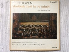 LUDWIG VAN BEETHOVEN SIMFONIA NR. 9 IN RE MINOR dublu disc vinyl box set 2 lp muzica clasica VG++