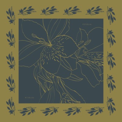 Batic The Magnificent Alstroemeria - albastru/olive foto