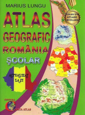 Atlas geografic Romania scolar foto