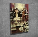 Tablou decorativ, Vega, Canvas 100 procente, lemn 100 procente, 30 x 40 cm, 265VGA1004, Multicolor