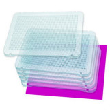 Set 6 tablite transparente pentru mozaic