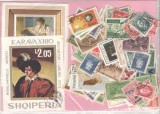 Albania.Lot peste 100 buc. timbre+1 buc. colita stampilate si nestampilate GL.130