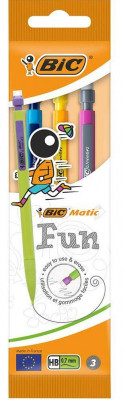 Bic Set 3 Creion Mecanic Matic Fun 937344 foto