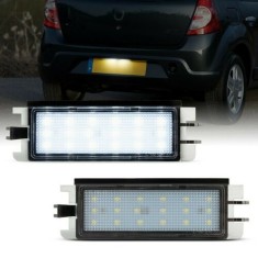 Lampa numar LED Dacia Sandero I din 2008, Dacia Logan din 2004, Renault clio II