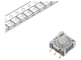 &Icirc;ntrerupător codificare HEX/BCD SMT 16 poziții