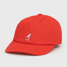 Kangol șapcă din bumbac culoarea roșu, cu imprimeu K5165HT.CG637-CG637