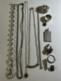 LOT BIJUTERII ARGINT 925 - Bune - Pt folosit sau topit - 95g. - Doar 5lei/gr. !, Ornamentale