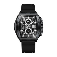 Ceas Barbati Lige 89110 Negru , Design Casual, Functii Multiple, Afisaj Luminos, Rezistent la Apa 3ATM