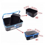 Set cutii Garbolino EVA Groundbait Pro Box Set, 3 buc/set
