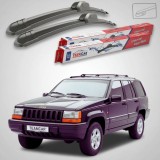 Cumpara ieftin Ștergătoare Jeep Grand Cherokee ZJ 1991-1999 | Set Față Flat &ndash; TeamCar&reg;