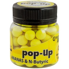 Pop Up Addicted Carp Baits Ananas &amp; N-butyric, 8mm, aprox 60buc/borcan