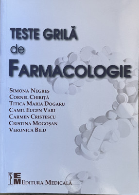 Teste grilă Farmacologie foto