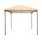 Pavilion pentru gradina/terasa, cadru metalic, crem, 3x3x2.55 m, Doina