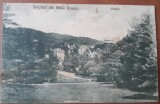 Carte postala, Baile Govora, Parcul, 1927