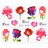 Tatuaj Unghii LUXORISE Flower Elite, STZ-930