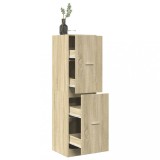 VidaXL Dulap de farmacie, stejar sonoma, 40x41x144,5 cm lemn prelucrat