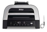 Cumpara ieftin Grill electric si friteuza cu aer cald Ninja MAX DG551EU, 6 in 1, 3.8 L, pentru interior, 6 functii de gatire, capacitate pana la 6 burgeri, fum redus