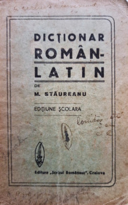 M. Staureanu - Dictionar roman-italian foto