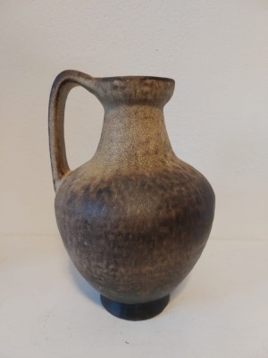 Vaza ceramica Staatliche Majolika Manufaktur Karlsruher 7302, anii 1960 foto