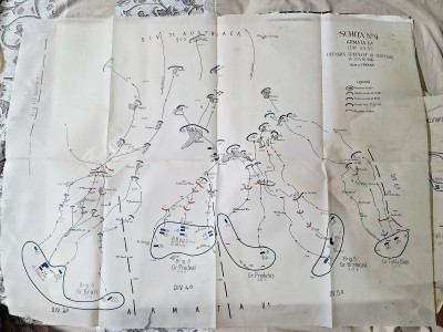 Harta. Schita nr.9, primul razboi mondial, detalii in descriere foto