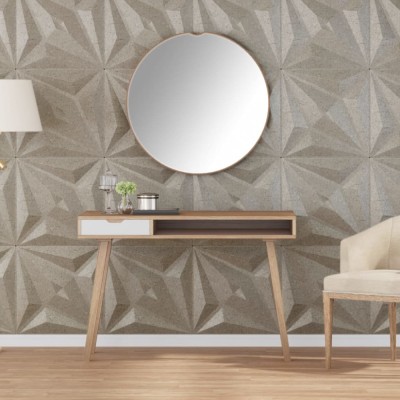Panouri de perete 48 buc. Beton 50x50 cm XPS 12 m&amp;sup2; stea foto