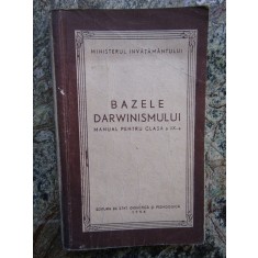 BAZELE DARWINISMULUI. MANUAL PENTRU CLASA A IX-A-M.I. MELNICOV, A.A. SIBANOV