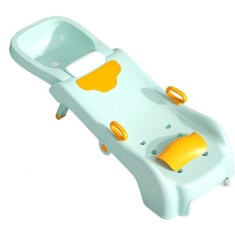 Suport pliabil pentru spalat parul flippy, pentru copii, cu scurgere, cu picioare antialunecare, material polipropilena, suport cap reglabil, cu maner