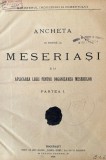 Ancheta Meseriași 1908, Institutul Arte Grafice Carol GOBL, 31x24 cm, 220 pagini