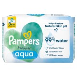 Pachet Servetele umede Harmonie Aqua 0% plastic, 144 bucati, Pampers