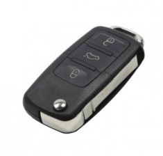 Cheie auto completa Topautochei? pentru EOS,Polo, Golf, Altea, Leon, Octavia 433 Mhz, 1J0 959 753 AH, ID48, 3 Butoane foto