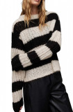 AllSaints pulover WK025Z BRITT JUMPER femei, culoarea negru, călduros