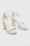 Aldo sandale de piele ENAEGYN2.0 culoarea alb