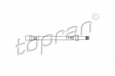 Conducta / cablu frana VW SHARAN (7M8, 7M9, 7M6) (1995 - 2010) TOPRAN 108 126 foto