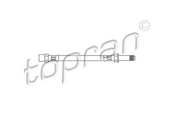 Conducta / cablu frana VW SHARAN (7M8, 7M9, 7M6) (1995 - 2010) TOPRAN 108 126