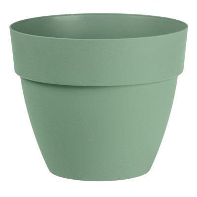 Ghiveci Flori, Plastic, Verde, Diametru 35 cm foto