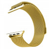 Curea metalica de tip Milanese Loop Compatibila cu Apple Watch, 40mm, Gold, Metal, Very Dream
