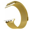 Curea metalica de tip Milanese Loop Compatibila cu Apple Watch, 42mm, Gold, Metal, Very Dream