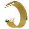 Curea metalica de tip Milanese Loop Compatibila cu Apple Watch, 40mm, Gold
