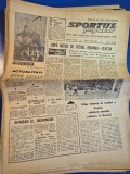 ziarul sportul popular 4 noiembrie 1966 - fotbal romania- elvetia 4-2