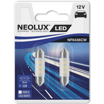 Set Bec Led C5W Neolux Interior, 12V foto