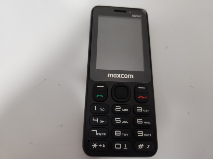 Telefon mobil Dual SIM MaxCom Classic MM247 4G negru folie ecran