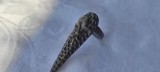 INEL cu FLOARE de LIS ca BLAZON tip UNGHIE LUNGA sau GHEARA vintage DE EFECT, Alama