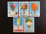 Serie Filatelică Istoria Aerostației &amp; Baloane cu Aer Cald / S&atilde;o Tom&eacute; e Pr&iacute;ncipe (1979) - A583