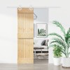 Ușă glisantă cu set de feronerie 70x210 cm, lemn masiv de pin