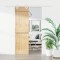 Ușă glisantă cu set de feronerie 70x210 cm, lemn masiv de pin
