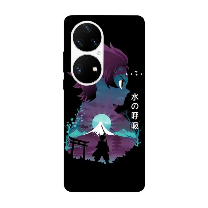 Husa compatibila cu Huawei Nova Y70 model Hero Tanjiro, Silicon, TPU, Viceversa