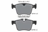 Set placute frana TEXTAR 2214101